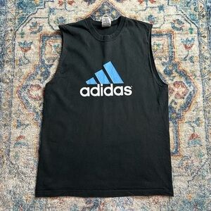 Vintage Adidas Logo Tank Top Large